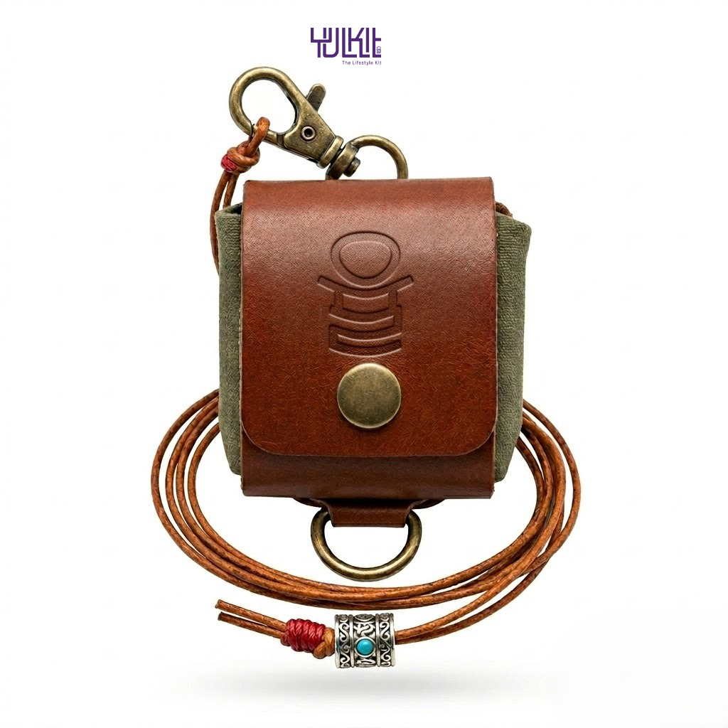 2Wheels Waxed Canvas Belt Bag – Timeless Craftsmanship for Riders & Explorers